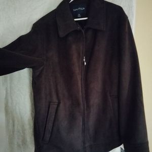 Men's Nautica Brown Faux Fur XL Like New